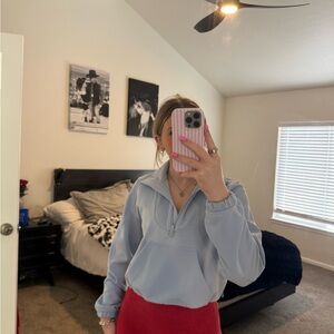Lululemon brushed Softstreme half zip